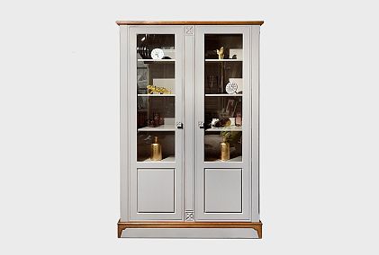 Шкаф с витриной 2-х дверный "Бриансон"