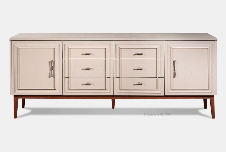 Тумба "Сакраменто" 4 (с ящиками); сумеречный, орех