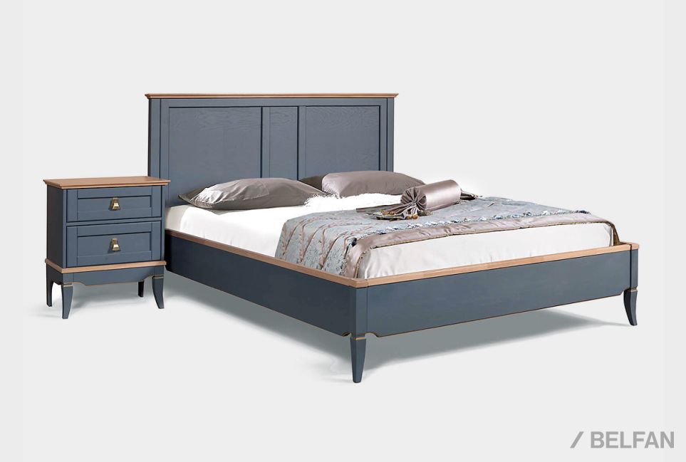 Кровать "Стюарт" массив и шпон дуба 1