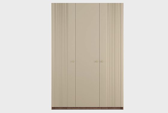 Шкаф для одежды 3-х дверный "Меридиан" (комбинированный) шпон дуба, МДФ 5