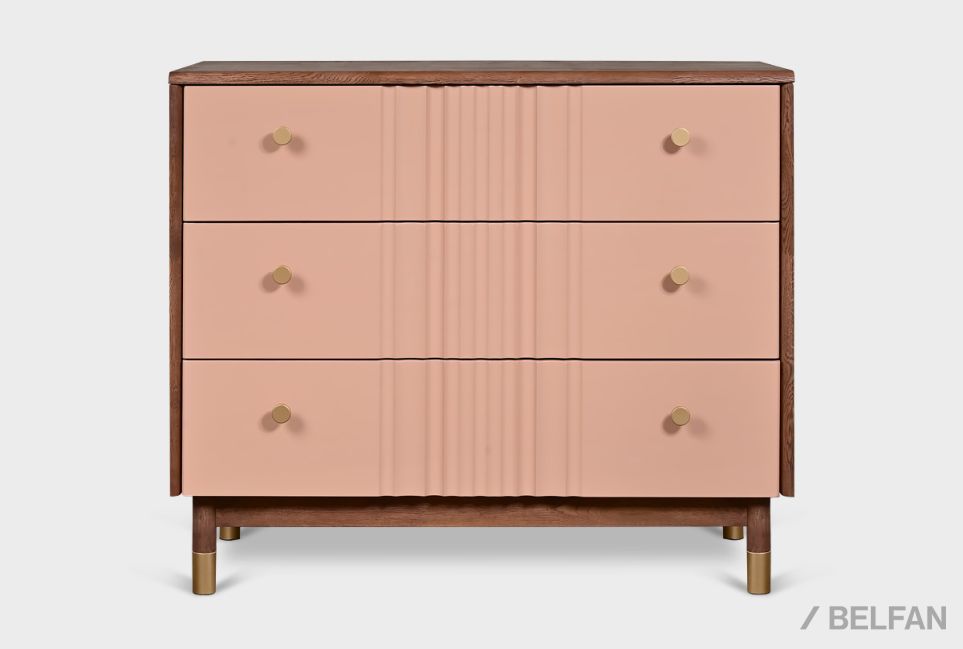 Комод "Меридиан" 3 массив дуба, МДФ 5