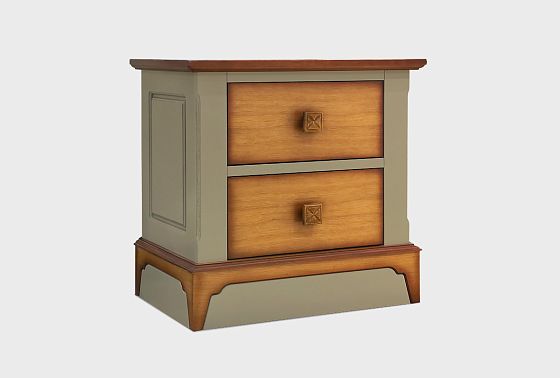 Тумба прикроватная "Brianson" массив и шпон дуба, МДФ 6