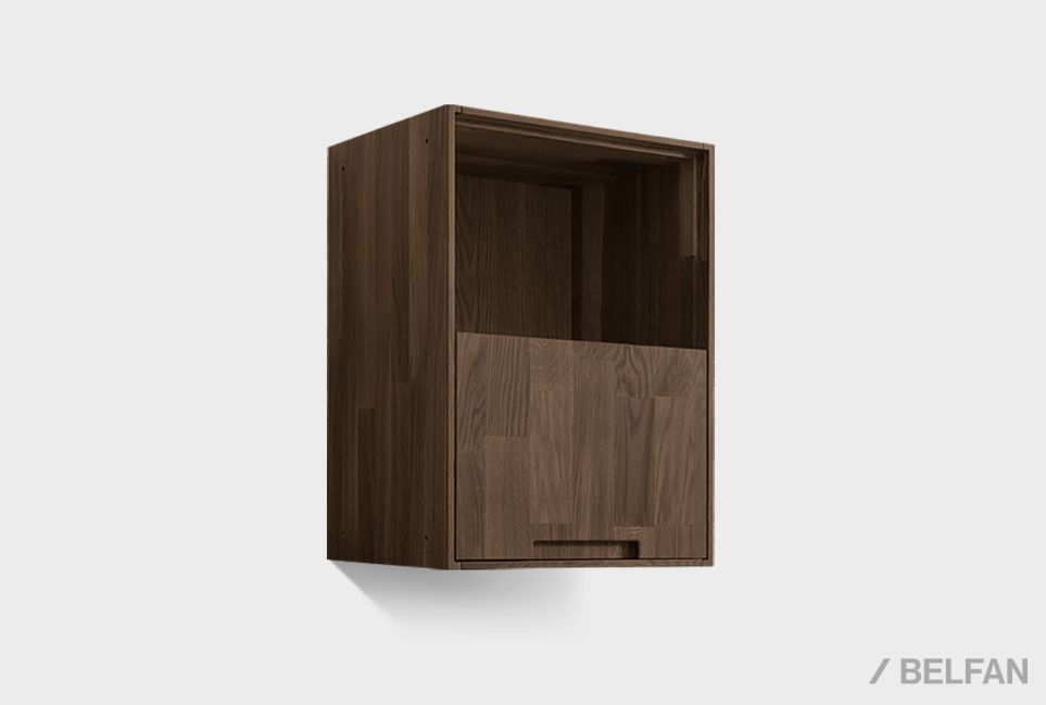 Шкаф навесной "Ирвинг" 60 (правый) массив дуба 1