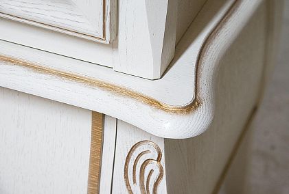 Шкаф с витриной 1-но дв. "Трио" (левый)