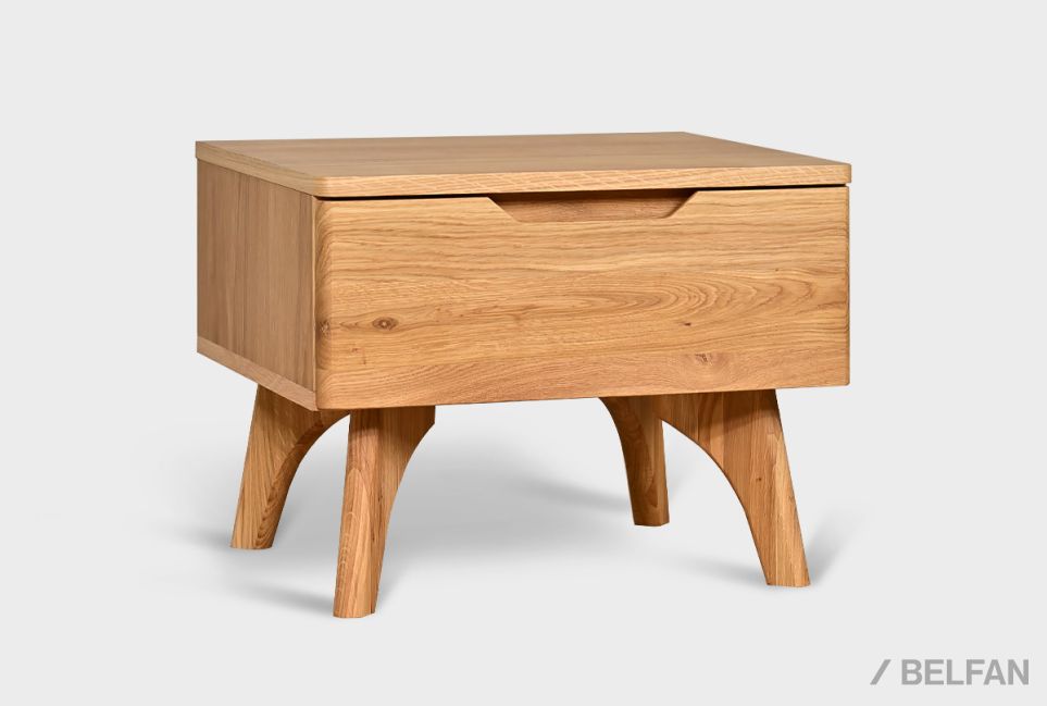 Тумба прикроватная "Elva" B-1 массив и шпон дуба 1