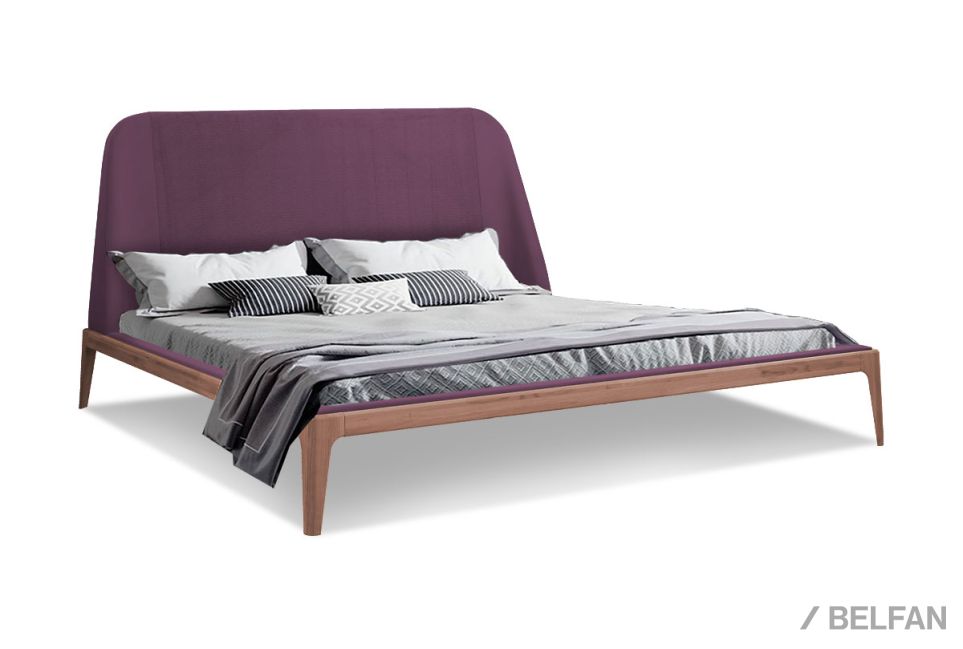 Кровать "Geneva" (мягкое изголовье) массив дуба 1