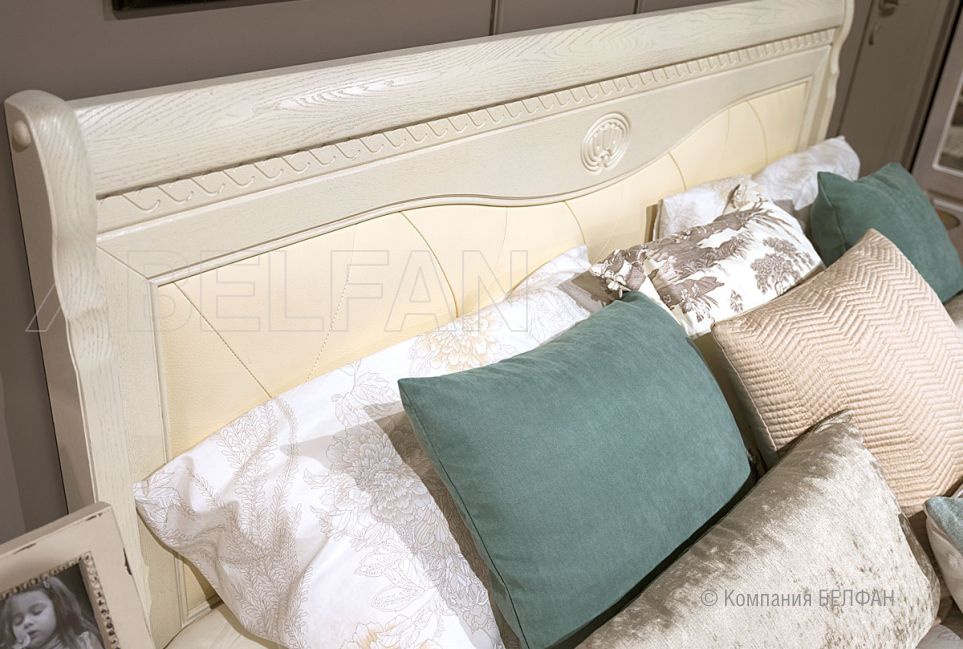 Кровать "Лика" (низкое изножье) массив и шпон дуба 6