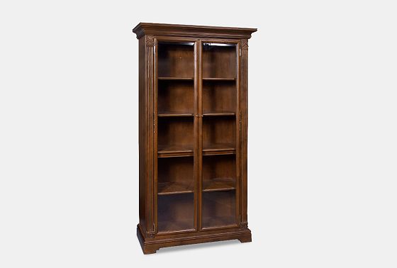 Шкаф для книг "Престиж" массив и шпон берёзы 2