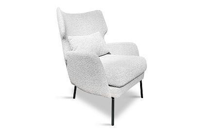 "Vavilon" кресло; нераскл.; 12; металл черный; Soul 910+Soul 910 (гр. 2/СМ)