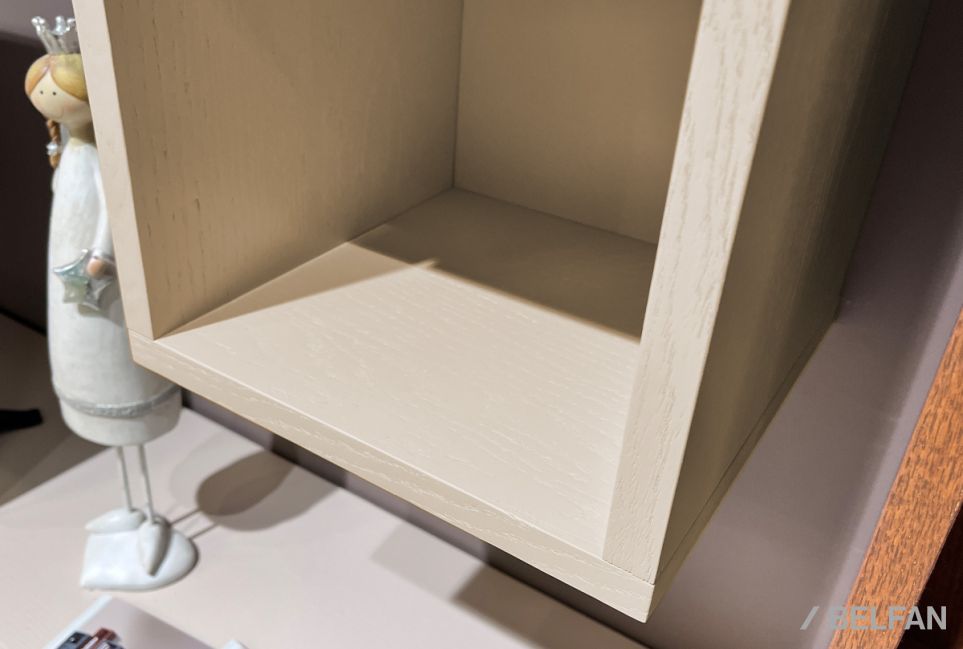 Шкаф настенный "Сакраменто" (правый) массив и шпон дуба, МДФ 7