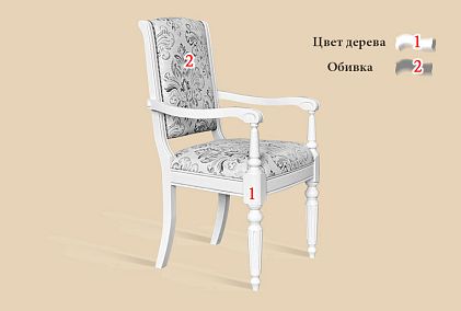Стул с подлокотниками "Давиль"
