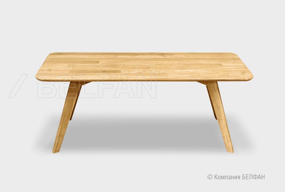 Стол журнальный "Art Collection" прямоугольный 260 массив дуба 1