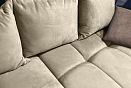 "Лаунж" диван с оттоманкой; нераскл.; *ММ-320-03-01; правый; Aurora Beige+Aurora Java (гр.Т5/АРБ)
