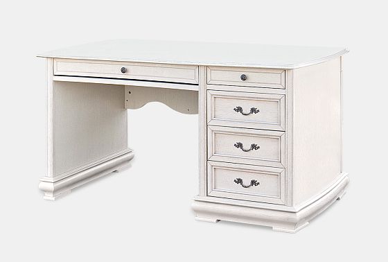 Стол письменный "Тэфи" (1 тумба справа) массив и шпон дуба 3