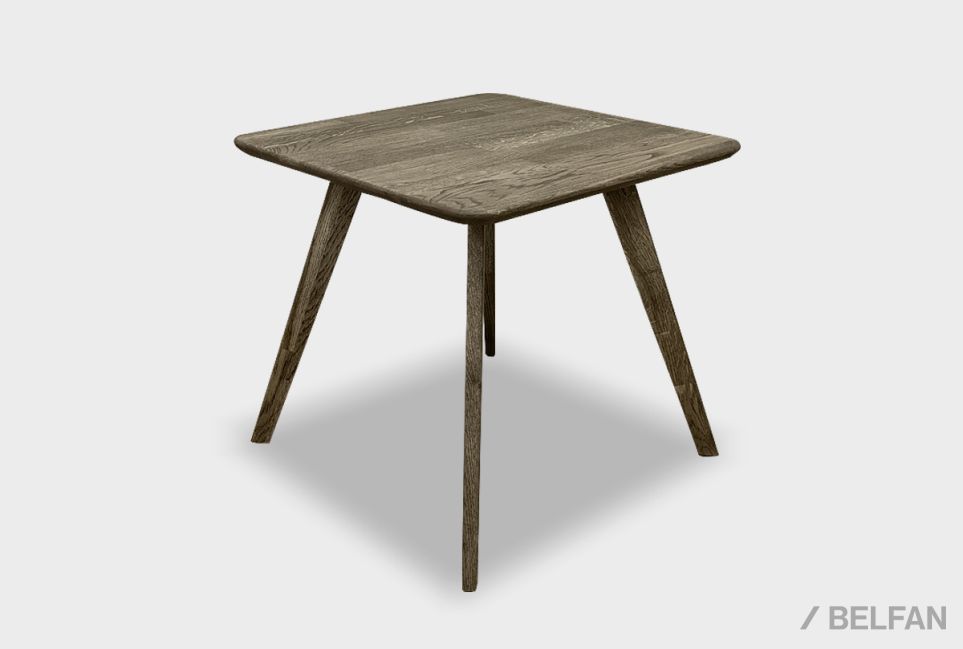 Стол журнальный "Art Collection" квадратный 262 массив дуба 1