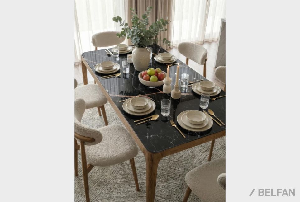 Стол обеденный "Бергамо" массив дуба 4