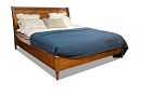 Кровать "Офелия" (низкое изножье); без основания, без матраса; (1800x2000); мёд с темной патиной