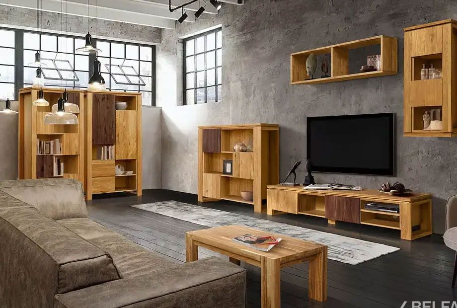 Стол журнальный "Берген" П-01 (сечение опор 70х70) массив дуба 2