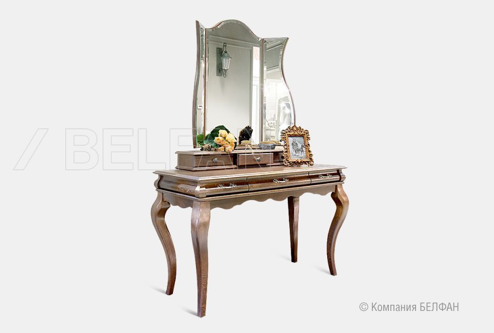 Стол туалетный "Оскар" массив и шпон дуба 1