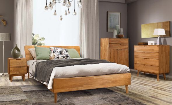 Спальня «Ирвинг» #1. Цвет: бейц-масло Спальня «Ирвинг» #1