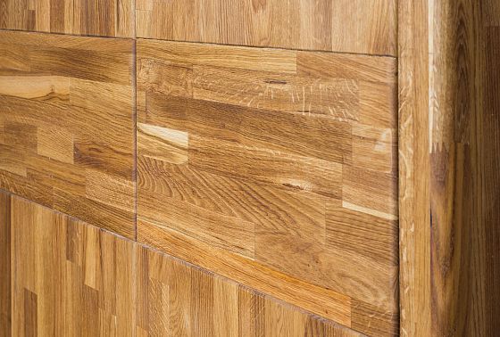 Шкаф для одежды 3-х дверный "Норд" массив дуба 11