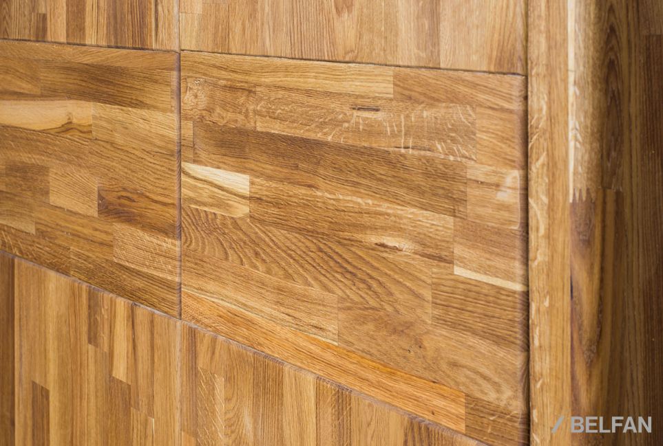 Шкаф для одежды 3-х дверный "Норд" массив дуба 3