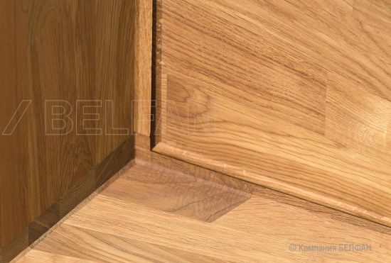 Шкаф навесной "Ирвинг" 120 (левый) массив дуба 9