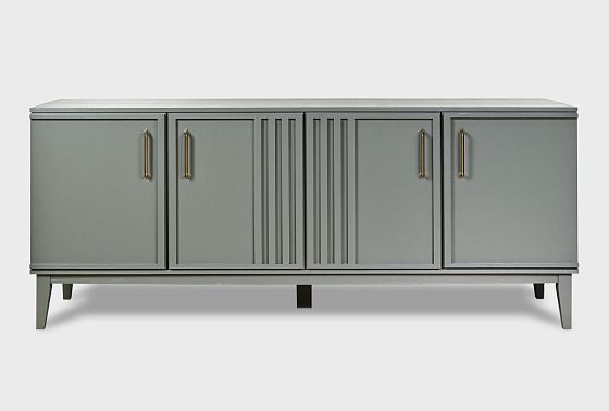 Тумба 4-х дв. "Чикаго" массив и шпон дуба 10