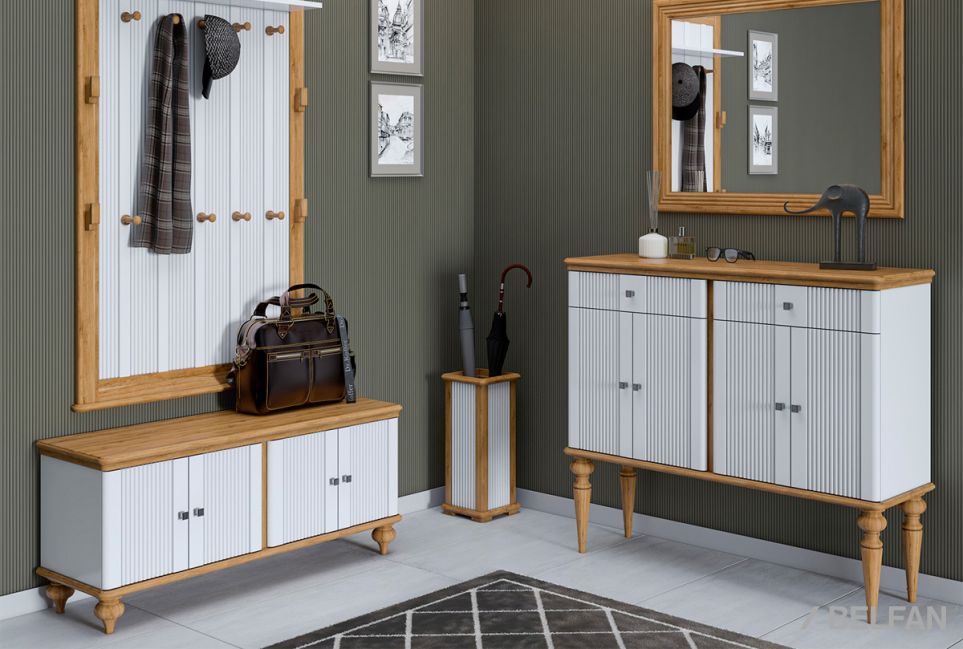 Вешалка настенная "Рандеву" 160 массив сосны 3