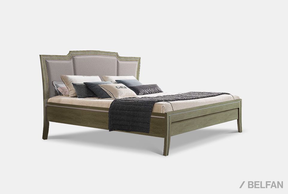 Кровать "Costa" (низкое изножье) массив и шпон дуба 1