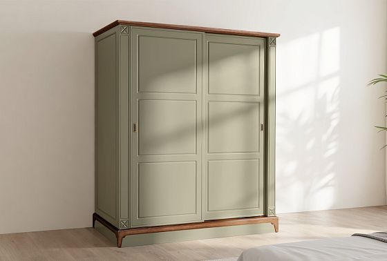 Шкаф-купе 2-х дверный "Brianson" массив и шпон дуба, МДФ 5