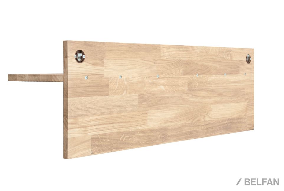 Вешалка настенная "Арт" массив дуба 7