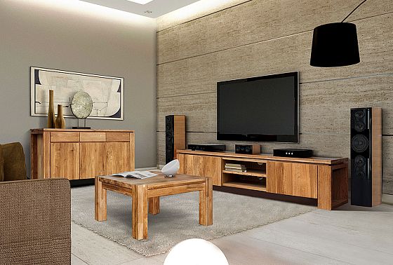 Тумба "Берген" В-33 массив и шпон дуба 10