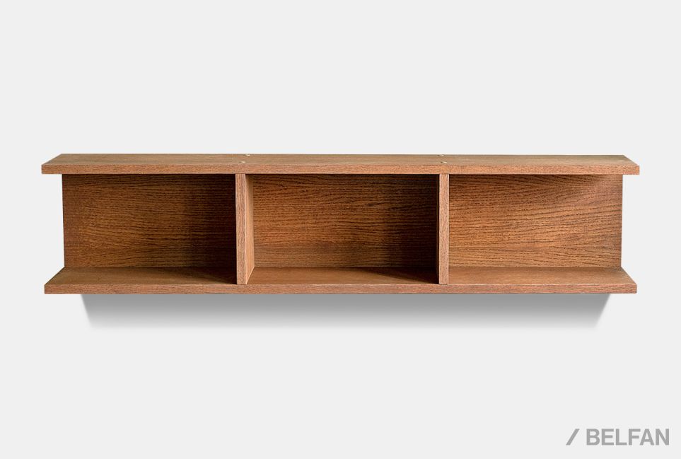 Полка настенная "Сакраменто" МДФ, шпон дуба 1