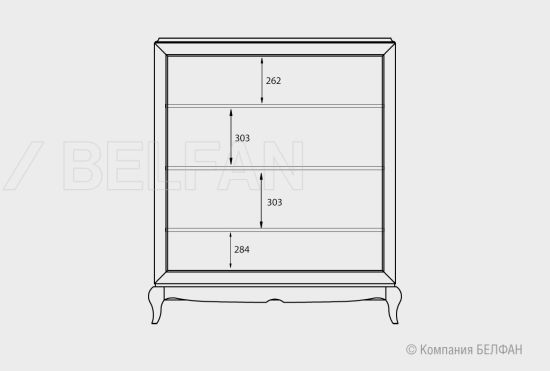 Тумба "Соната" высокая (декор) массив и шпон дуба 14
