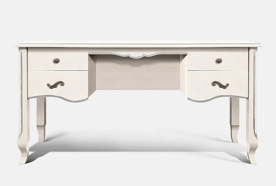 Стол письменный "Katrin"; альба с серебряной патиной