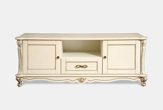 Тумба под ТВ "Алези 2" массив и шпон дуба 5