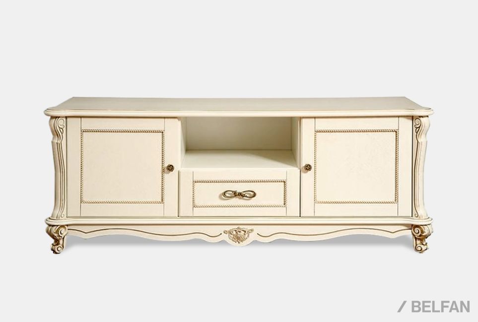 Тумба под ТВ "Алези 2" массив и шпон дуба 1