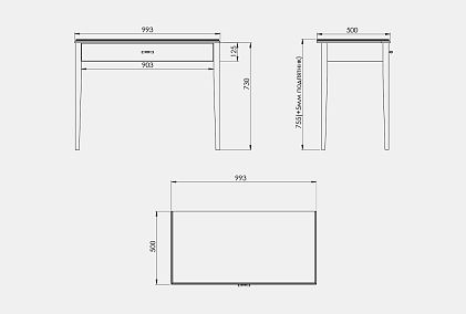 Стол туалетный "Сакраменто"