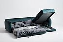 "Kassel" диван с оттоманкой; раскл.; 2ML6MR; Выкатной Roll-out (1350*2000); правый; начальная группа ткани