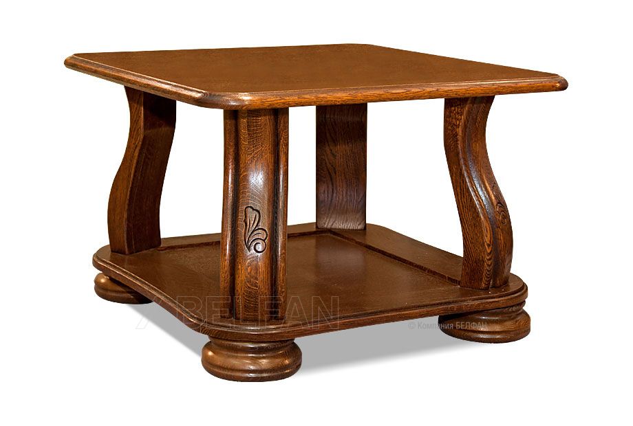 Стол журнальный "Амадей" (квадратный); орех
