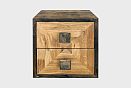 Модуль для стеллажей открытых &quot;Cube Design&quot; (с ящиками) 2 ящика графит + бейц-масло 6