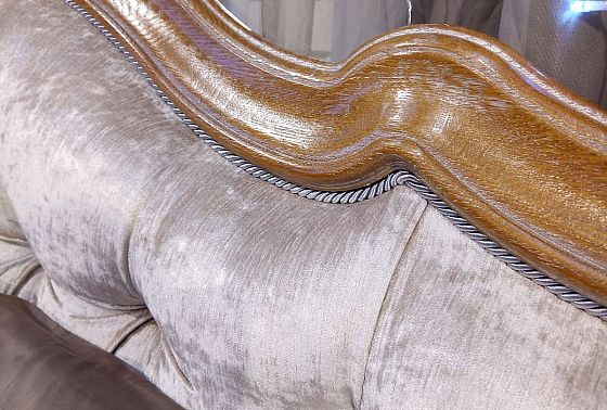 Кровать комбинированная "Трио" массив и шпон дуба 7