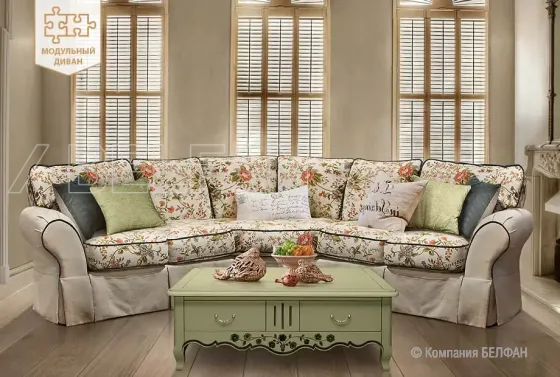 РАФАЭЛЬ диван эркер (5-ти местный угловой) #1