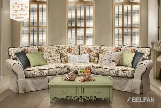 РАФАЭЛЬ диван эркер (5-ти местный угловой) #1