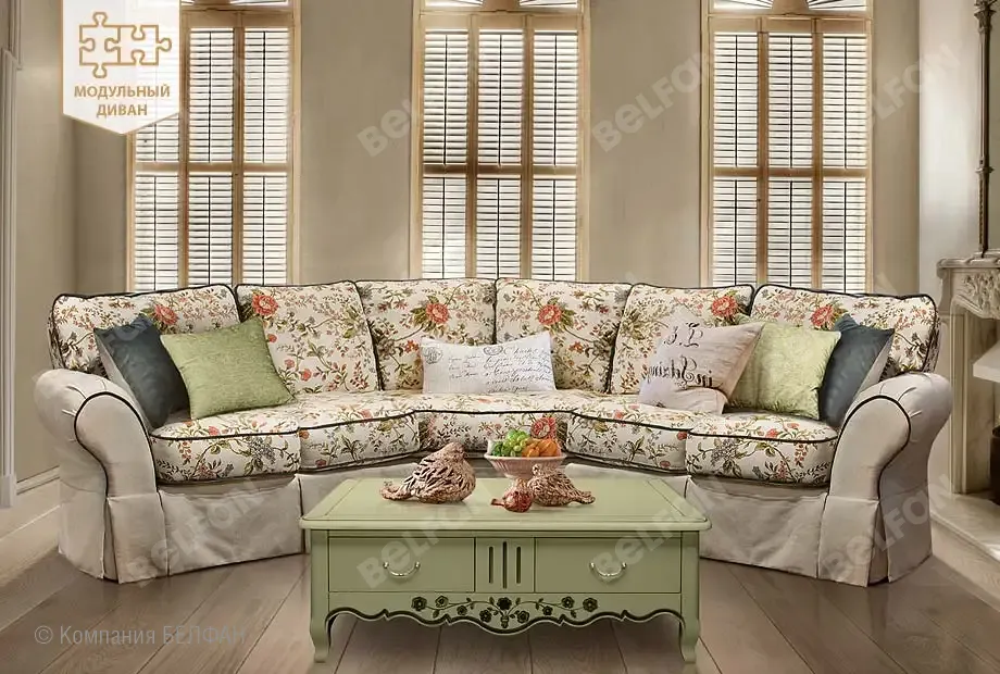 РАФАЭЛЬ диван эркер (5-ти местный угловой) #1