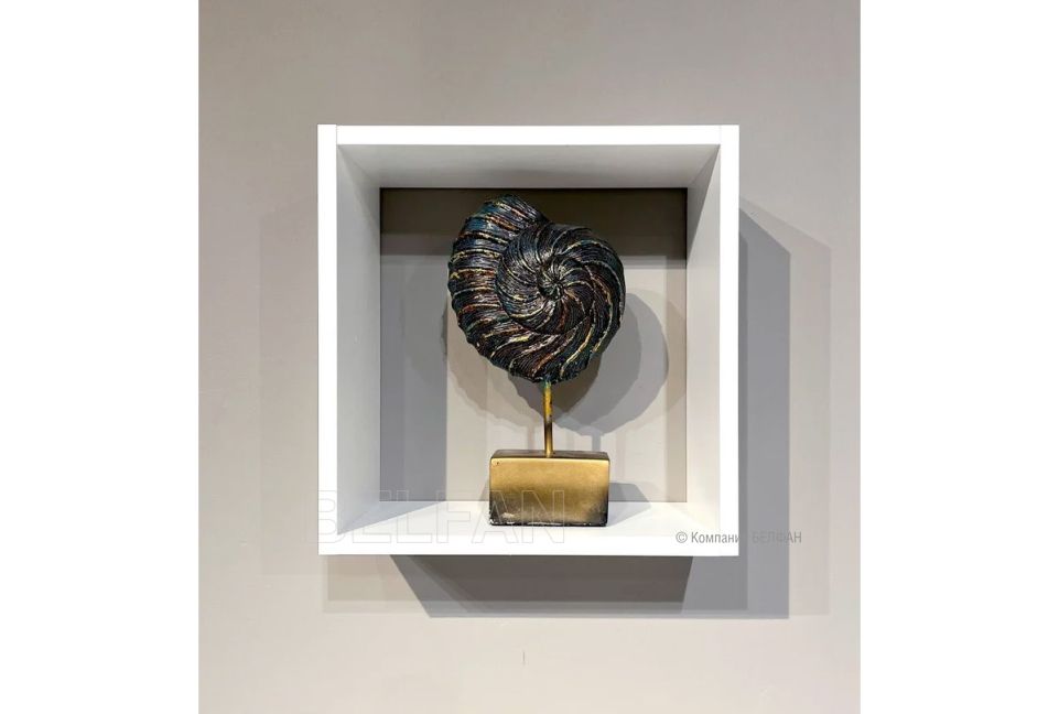 Полка навесная "Сноули"; белый