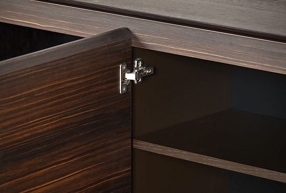 Тумба "Монреаль" 3 шпон дуба, МДФ, металл 12