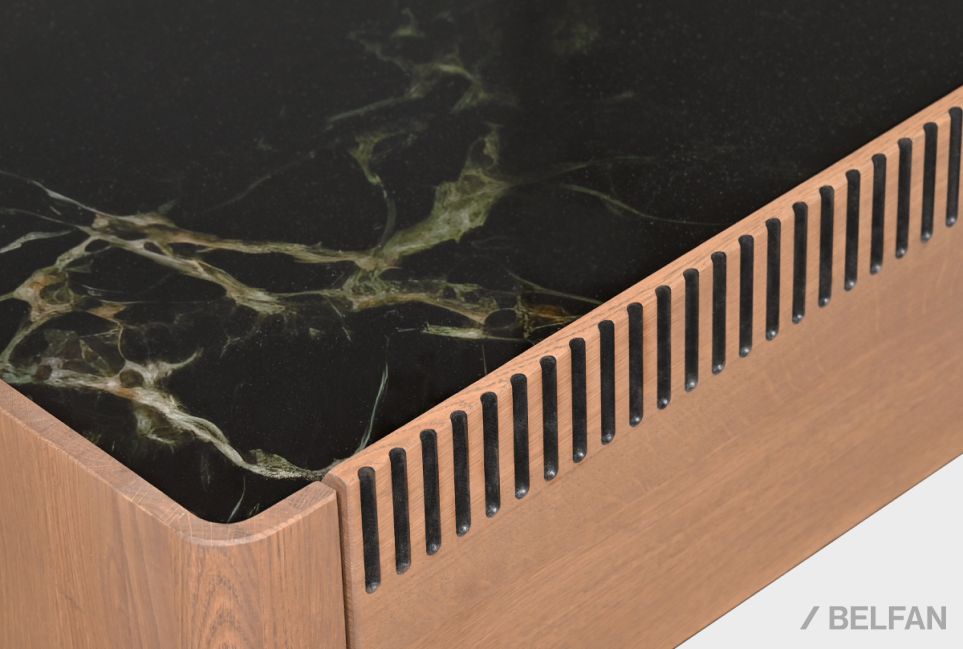 Тумба под ТВ "Bergamo" 170 массив дуба 3