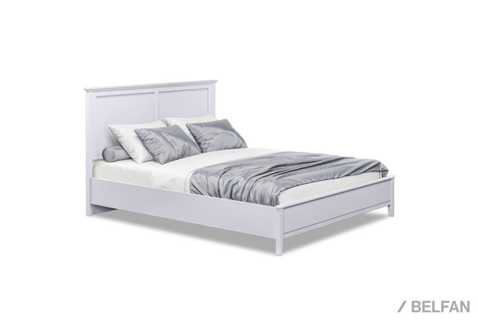 Кровать "Адель" массив ольхи, МДФ 7